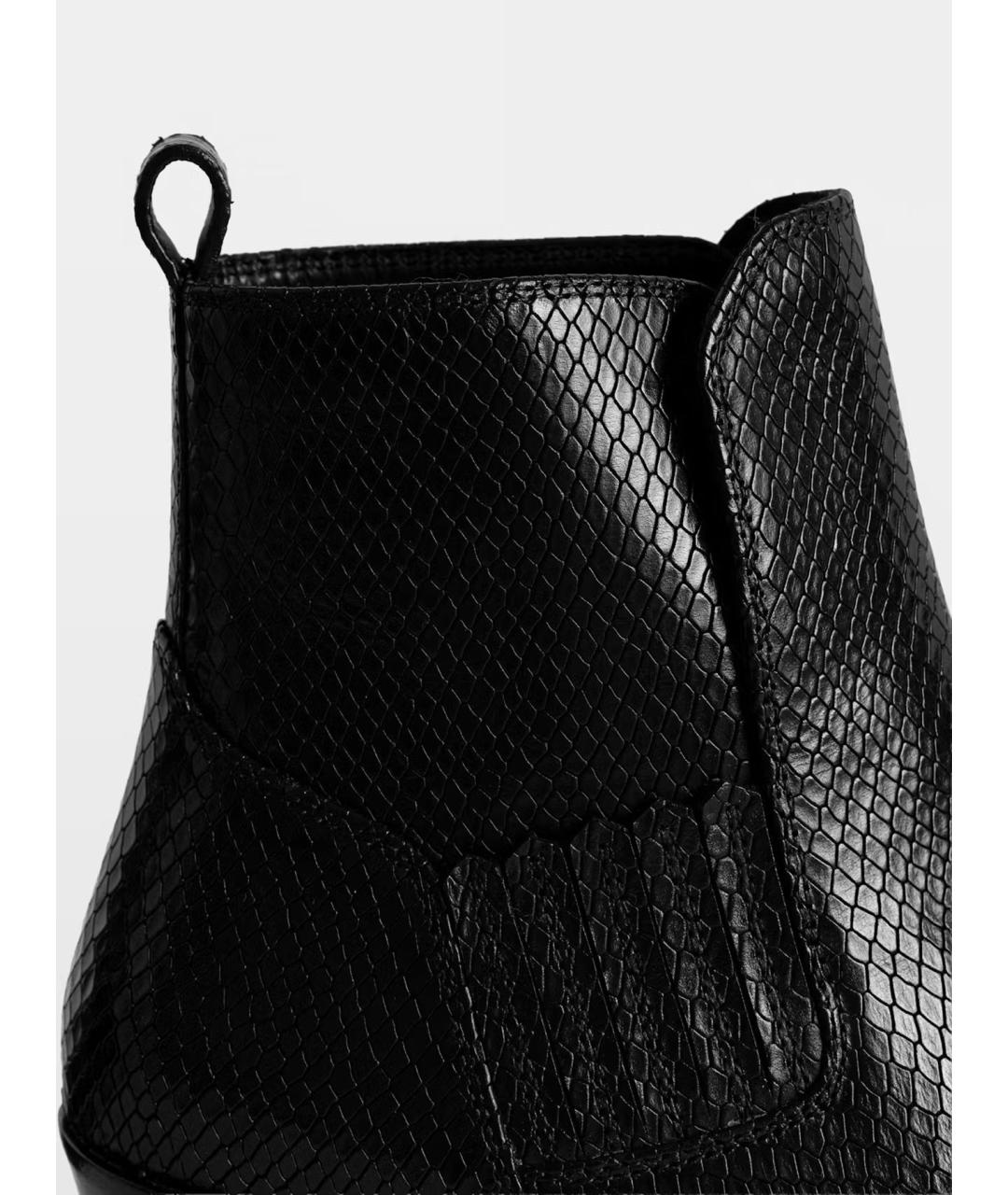 ZADIG & VOLTAIRE Черные кожаные ботинки, фото 3