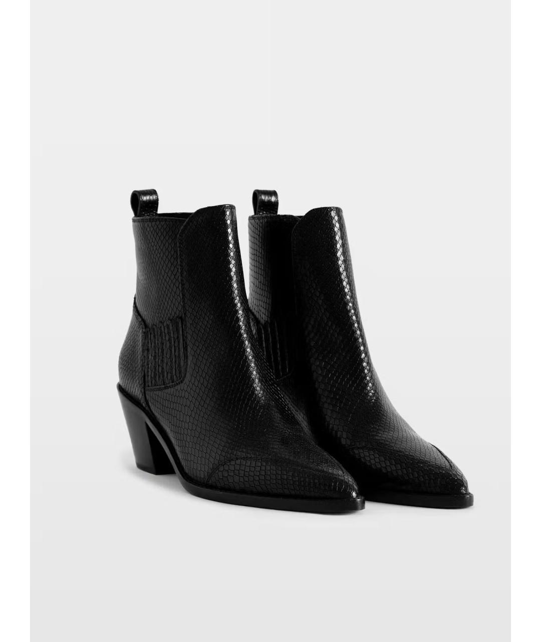 ZADIG & VOLTAIRE Черные кожаные ботинки, фото 2