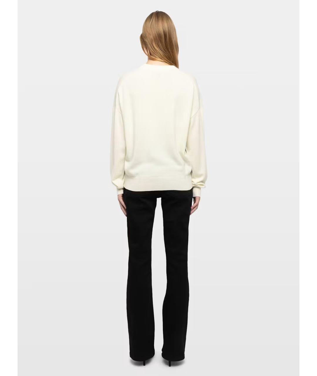 ZADIG & VOLTAIRE Белый шерстяной джемпер / свитер, фото 4