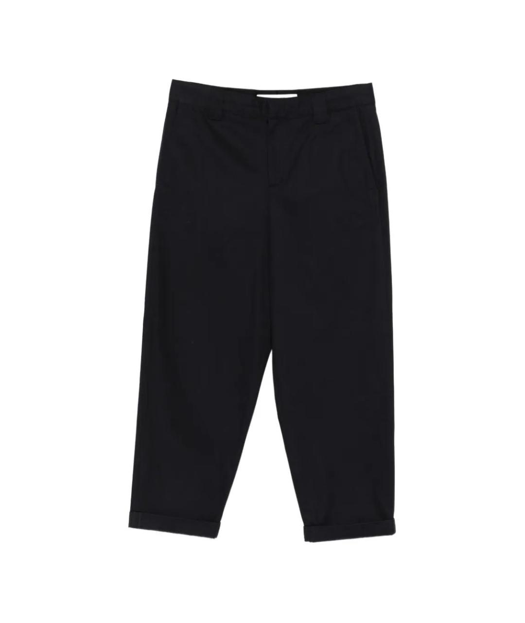 GOLDEN GOOSE Синие хлопковые повседневные брюки, фото 1