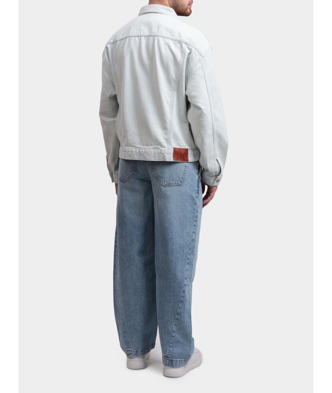 CALVIN KLEIN Голубая деним куртка, фото 6