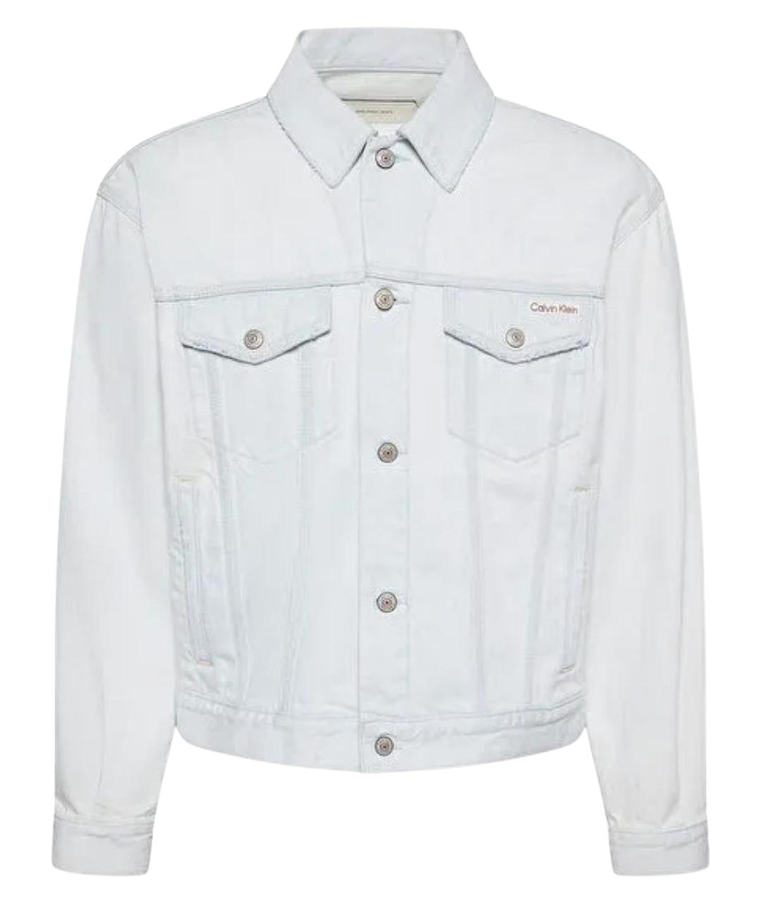 CALVIN KLEIN Голубая деним куртка, фото 1