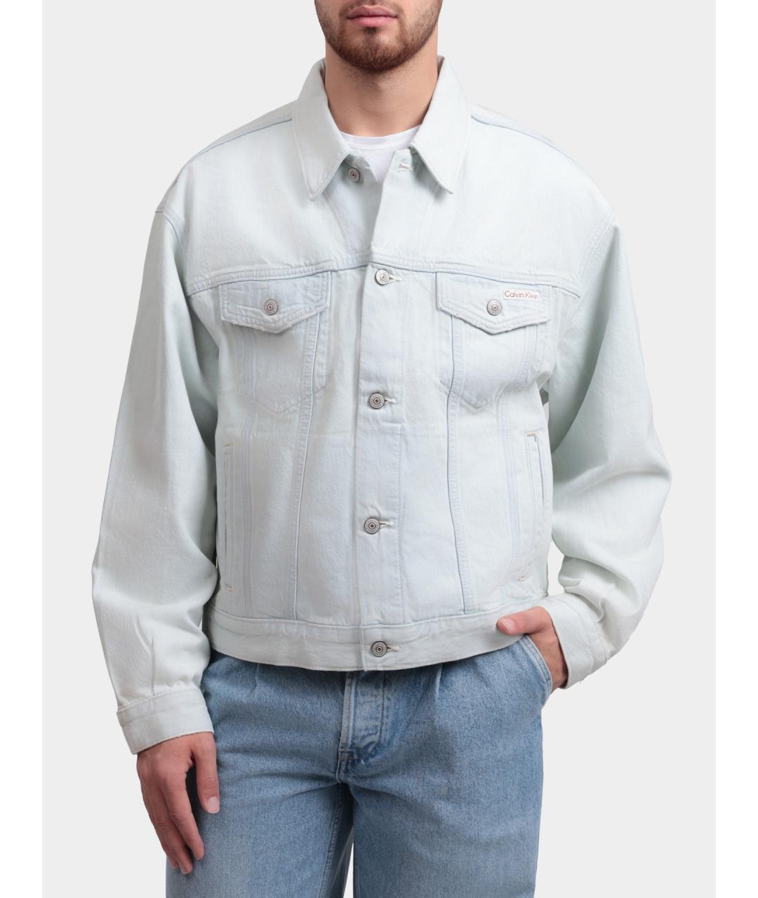 CALVIN KLEIN Голубая деним куртка, фото 2