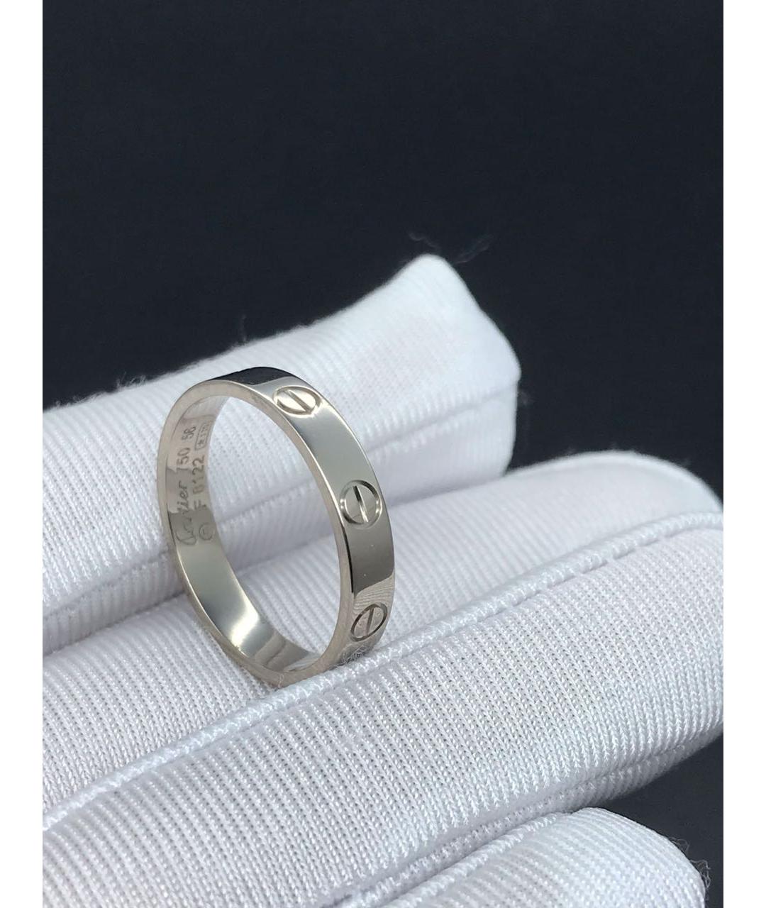 CARTIER Серебряное кольцо из белого золота, фото 4