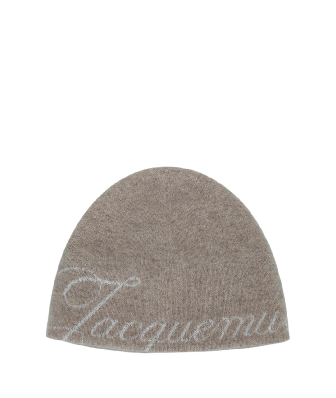 JACQUEMUS Бежевая шапка, фото 1