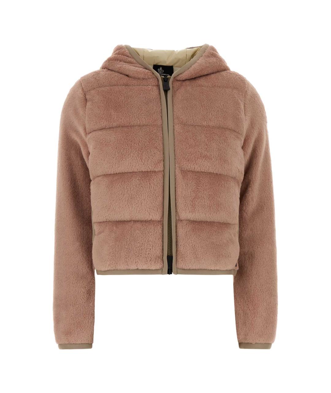 MONCLER GRENOBLE Розовая полиэстеровая куртка, фото 1
