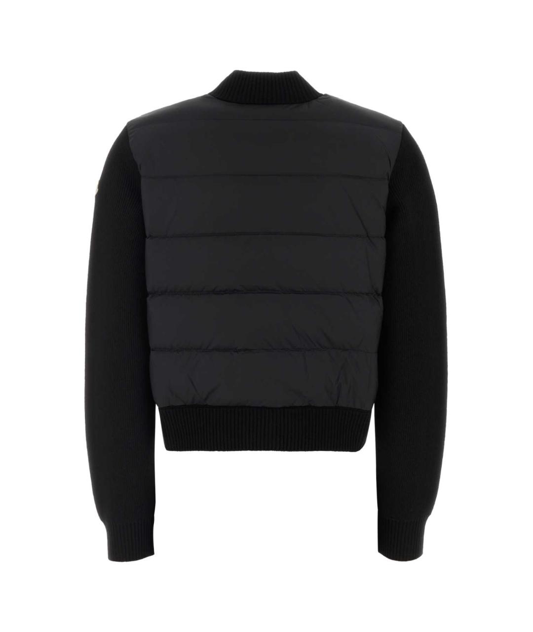 MONCLER Черный кашемировый кардиган, фото 2