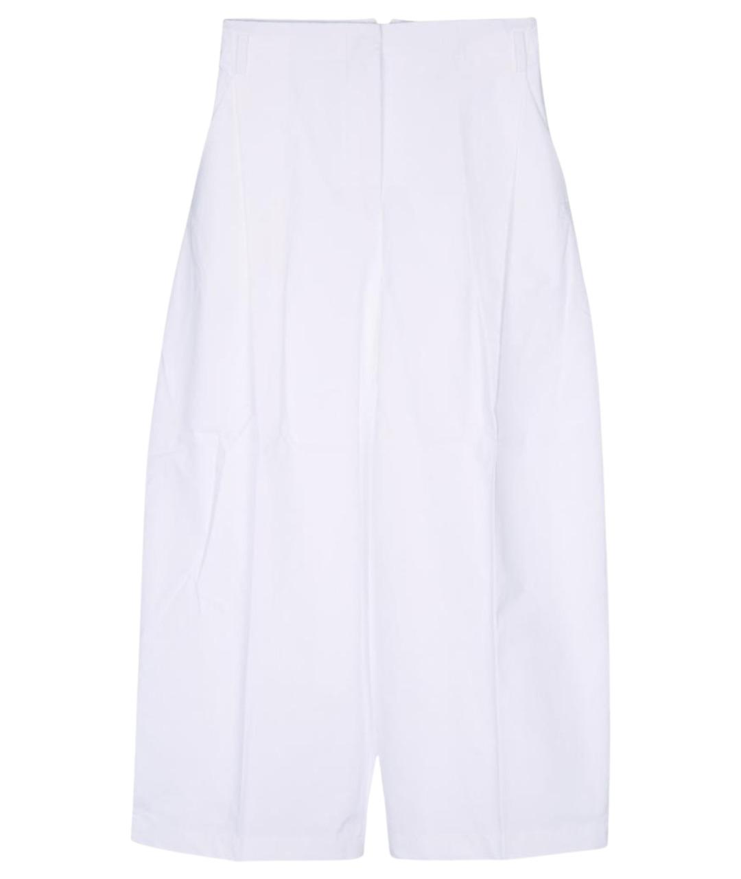 JACQUEMUS Белые хлопковые брюки широкие, фото 1