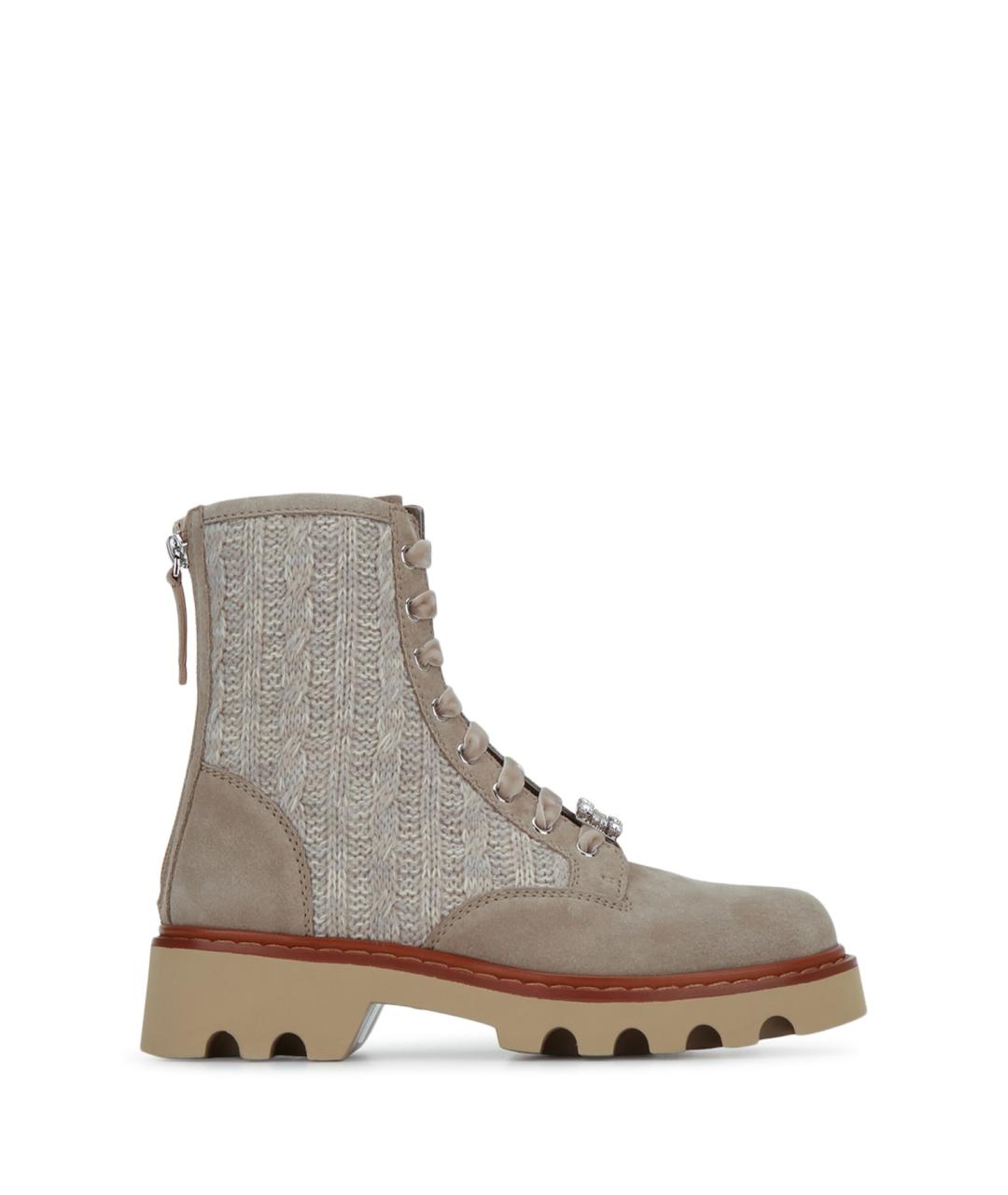 ROGER VIVIER Мульти замшевые ботинки, фото 3
