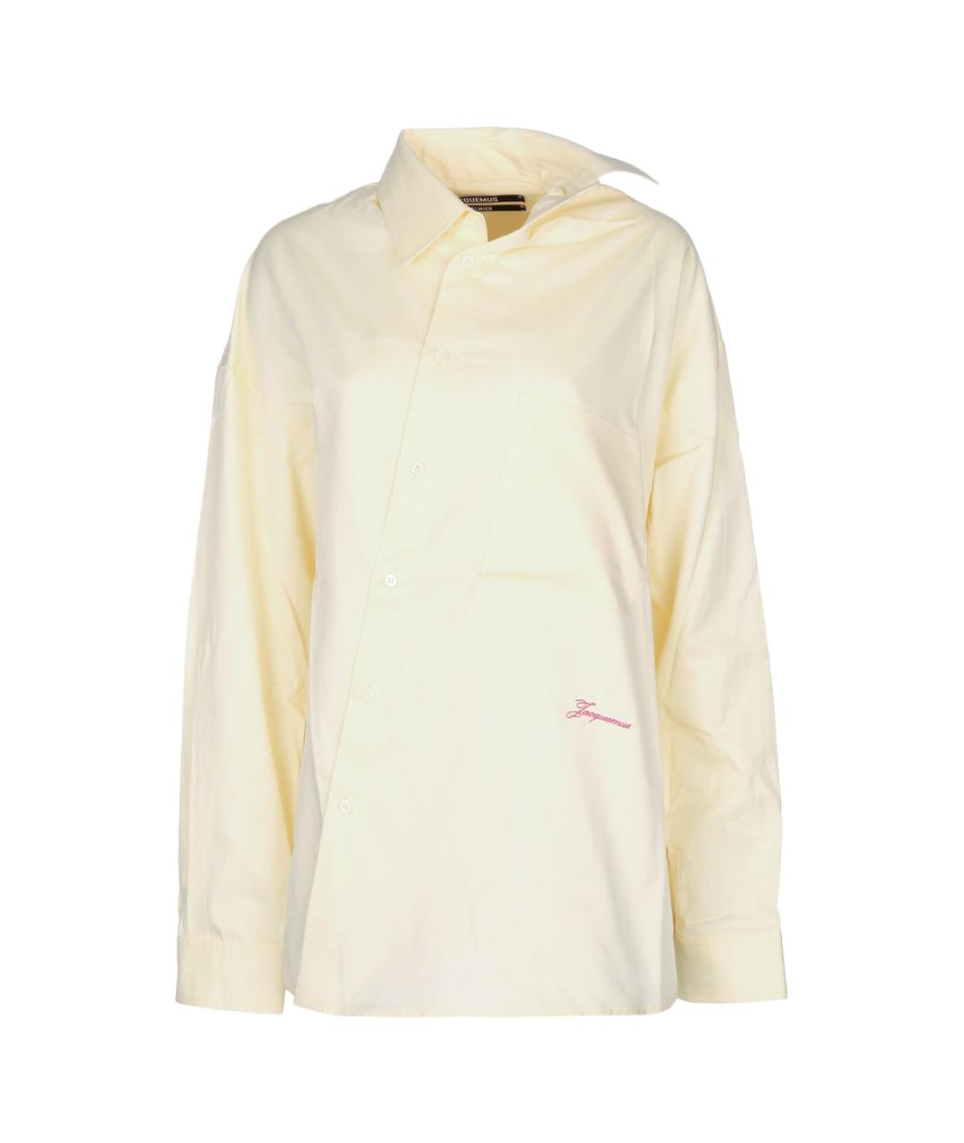 JACQUEMUS Желтая рубашка, фото 3