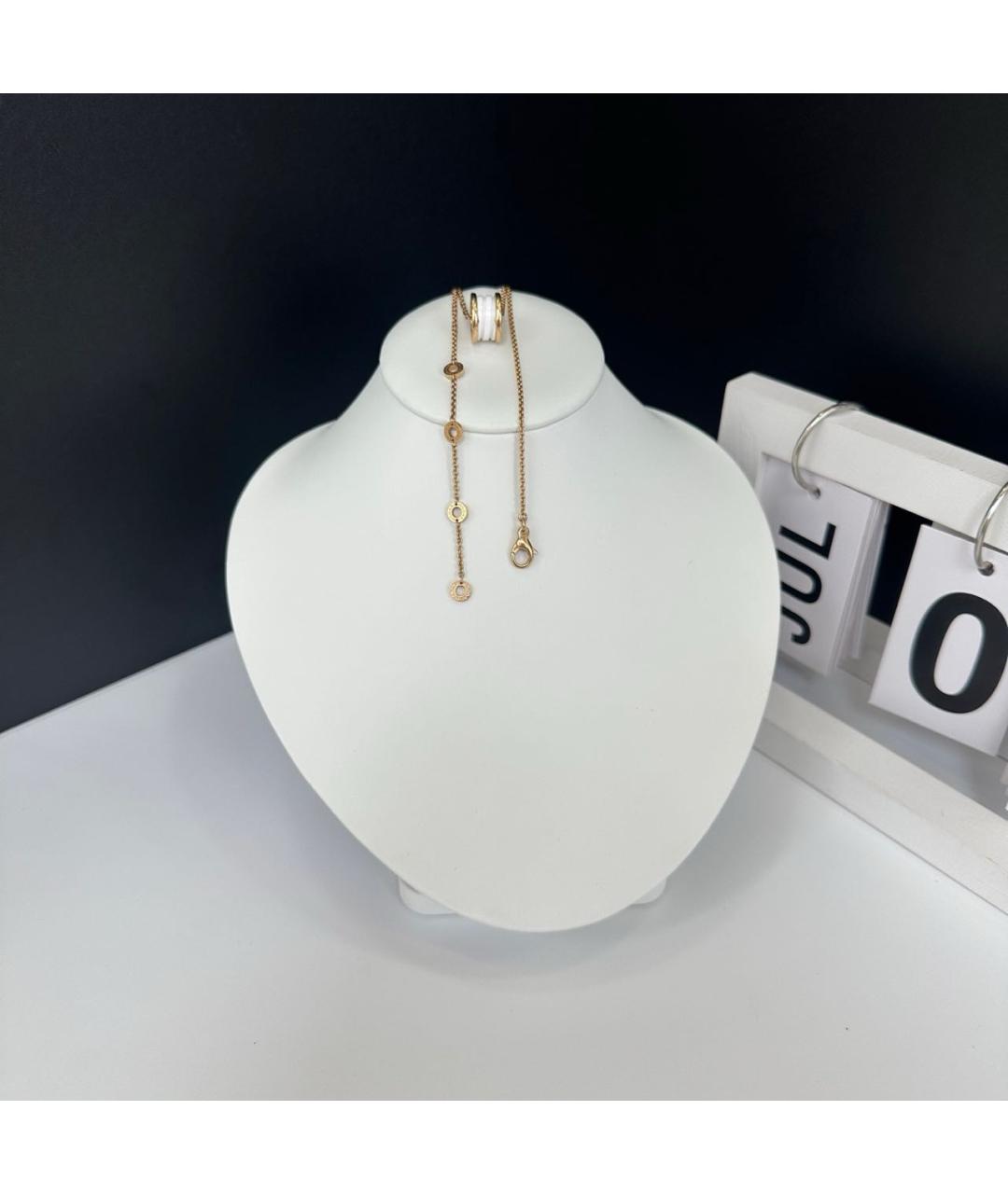 BVLGARI Золотая подвеска из розового золота, фото 4