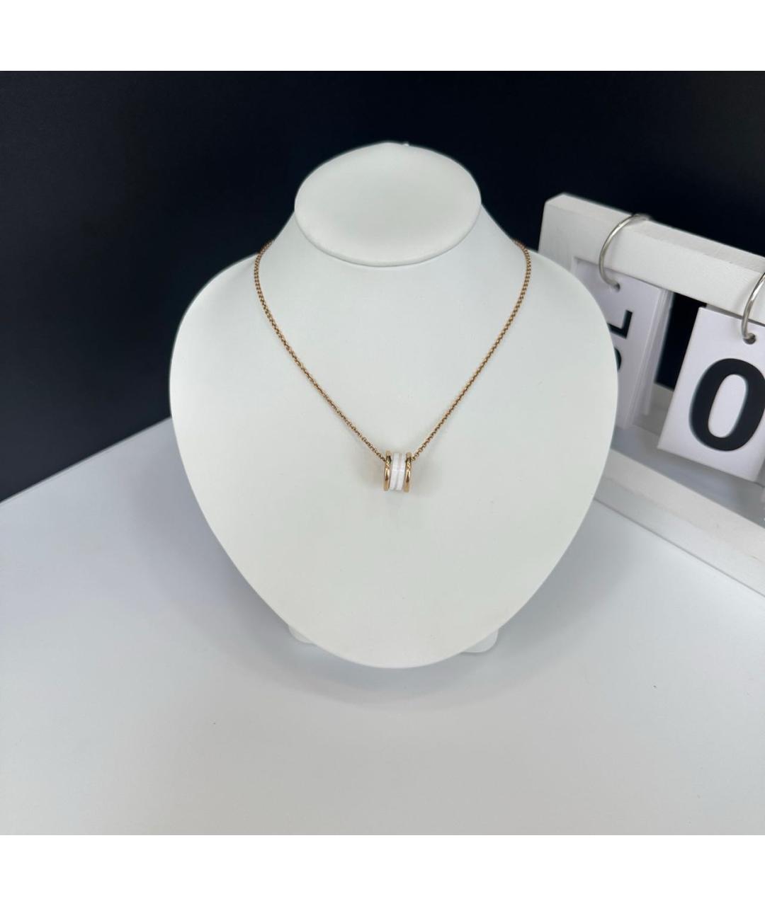 BVLGARI Золотая подвеска из розового золота, фото 6