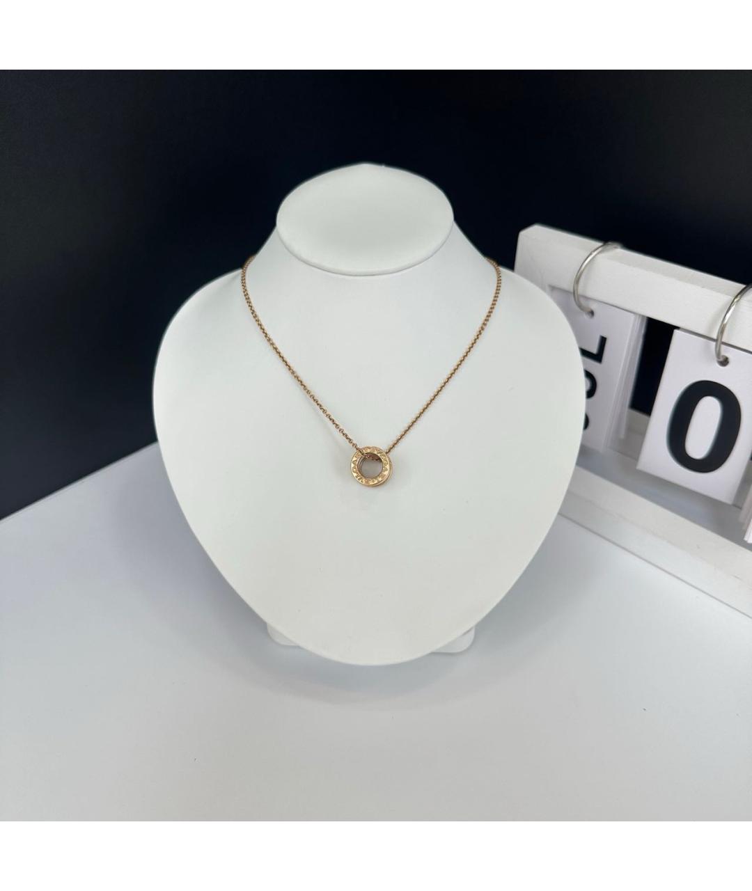 BVLGARI Золотая подвеска из розового золота, фото 2