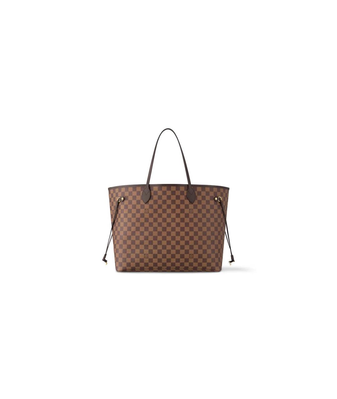 LOUIS VUITTON Коричневая сумка тоут из канвы, фото 9
