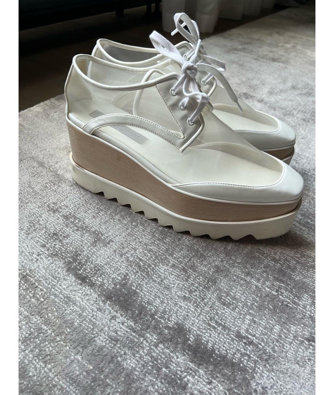 STELLA MCCARTNEY Белые ботинки из искусственной кожи, фото 6