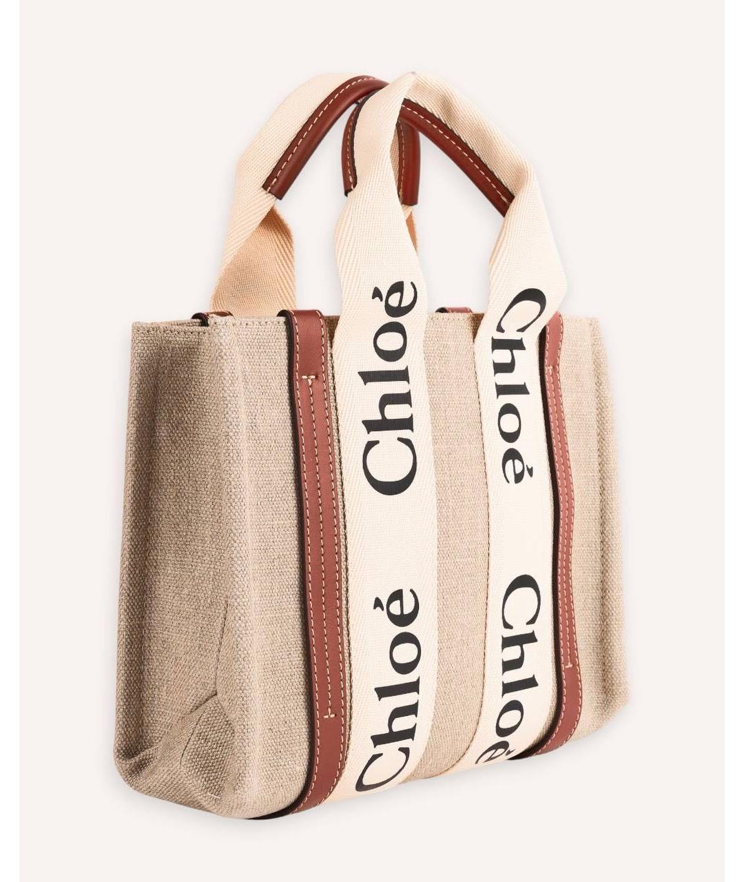 CHLOE Бежевая сумка тоут, фото 2