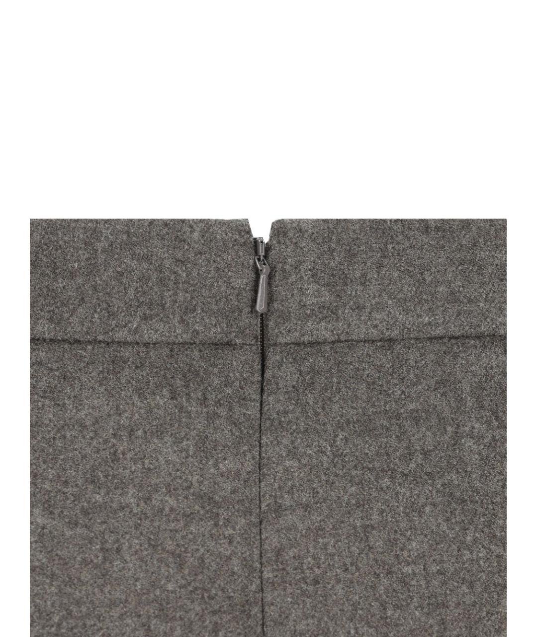 MAX MARA Мульти шерстяная юбка мини, фото 4