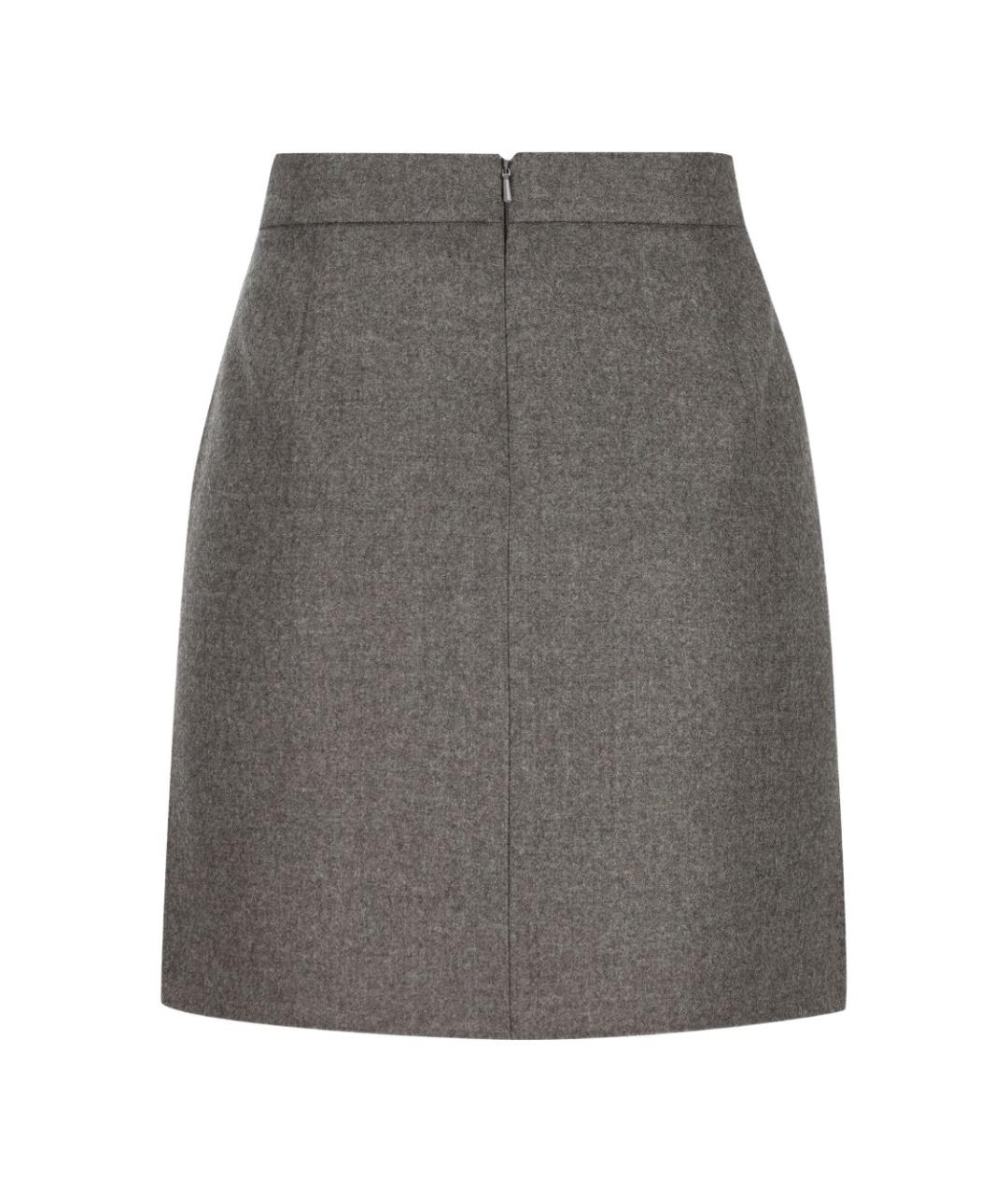 MAX MARA Мульти шерстяная юбка мини, фото 2