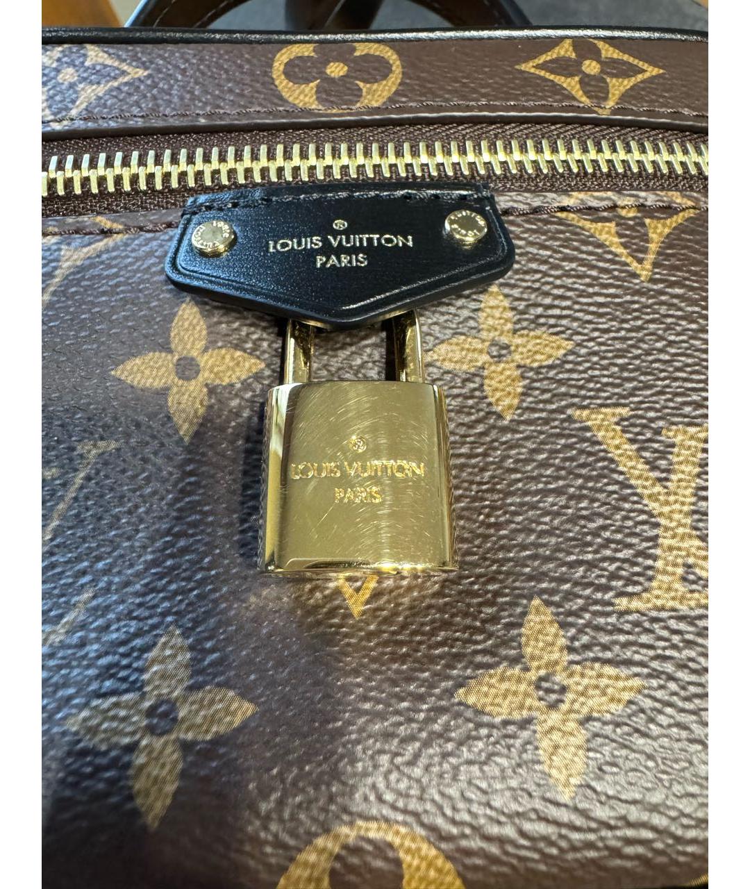 LOUIS VUITTON Коричневая сумка через плечо из канвы, фото 5