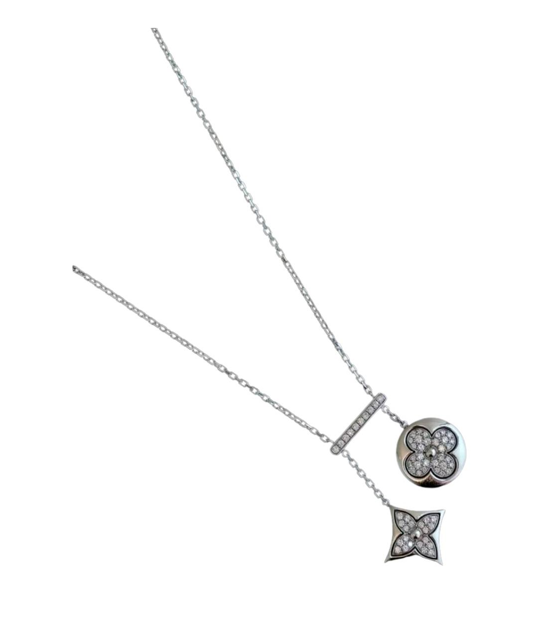 LOUIS VUITTON Серебряное колье из белого золота, фото 1