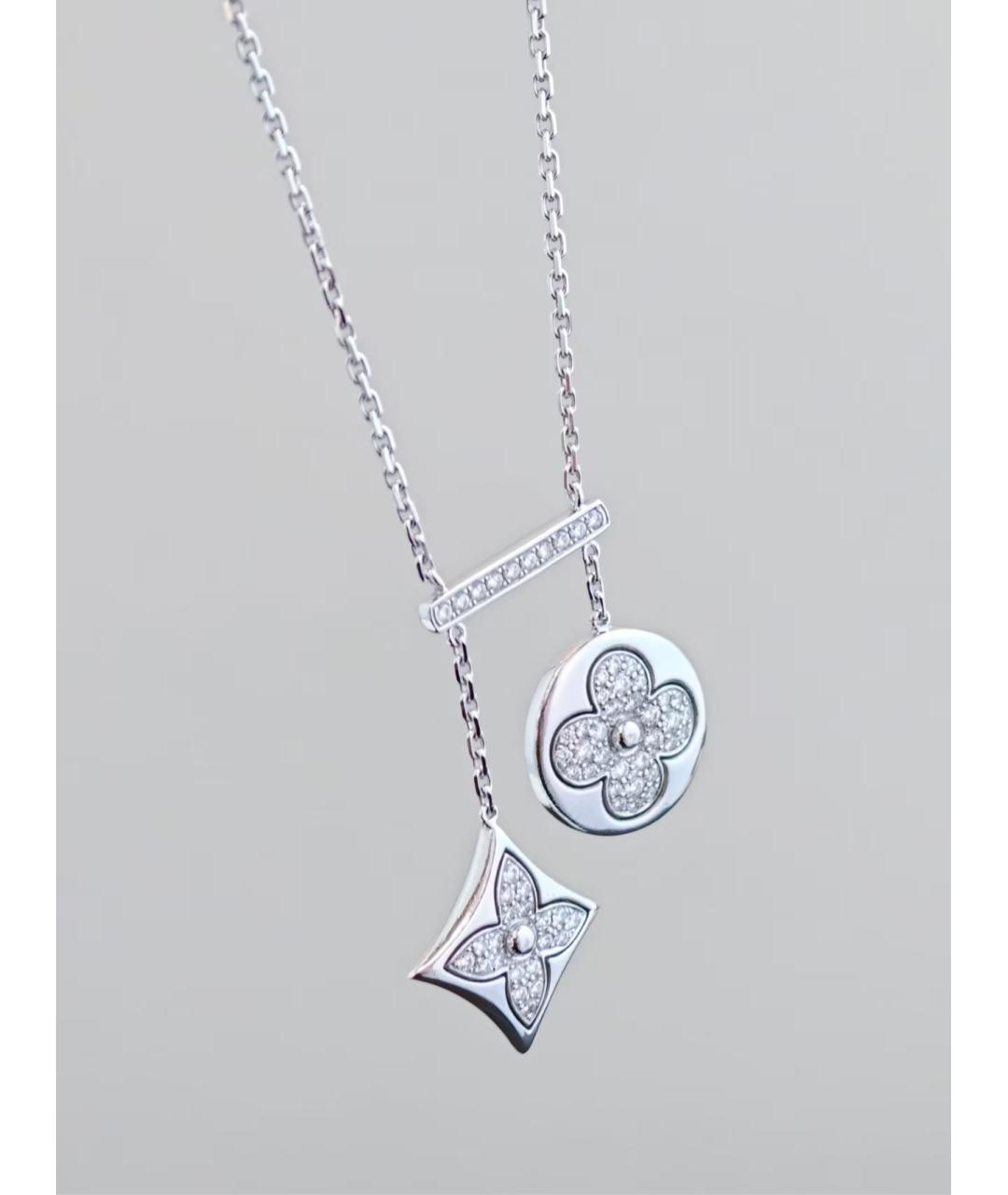 LOUIS VUITTON Серебряное колье из белого золота, фото 2