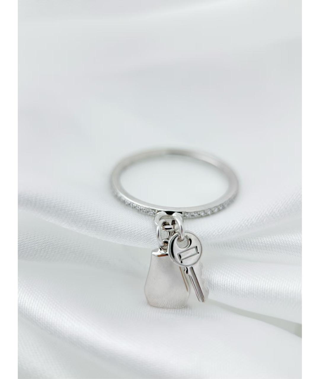 HERMES Серебряное кольцо из белого золота, фото 4