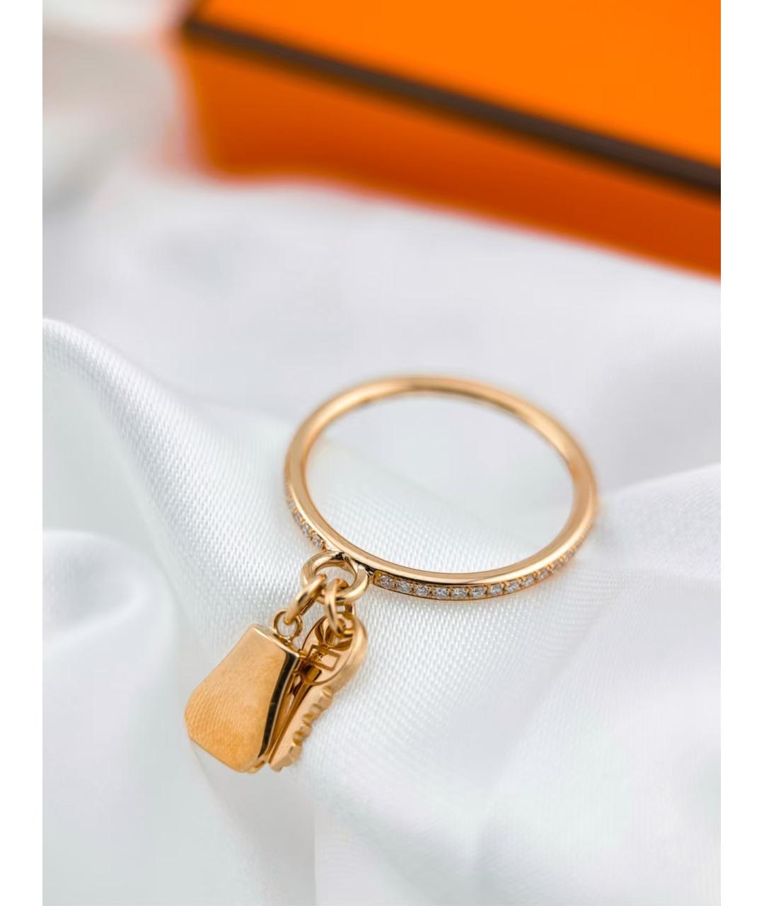 HERMES Золотое кольцо, фото 4
