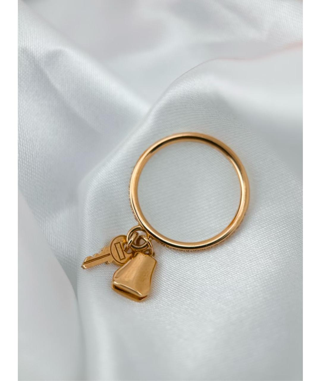 HERMES Золотое кольцо, фото 3