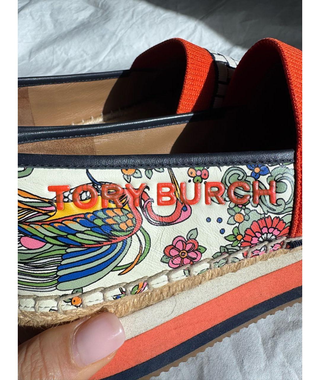 TORY BURCH Мульти текстильные эспадрильи, фото 5