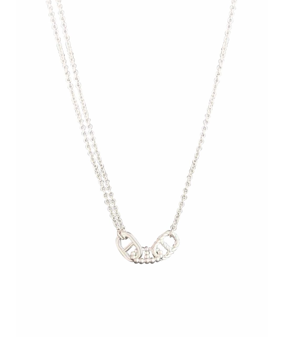 HERMES Серебряное колье, фото 1