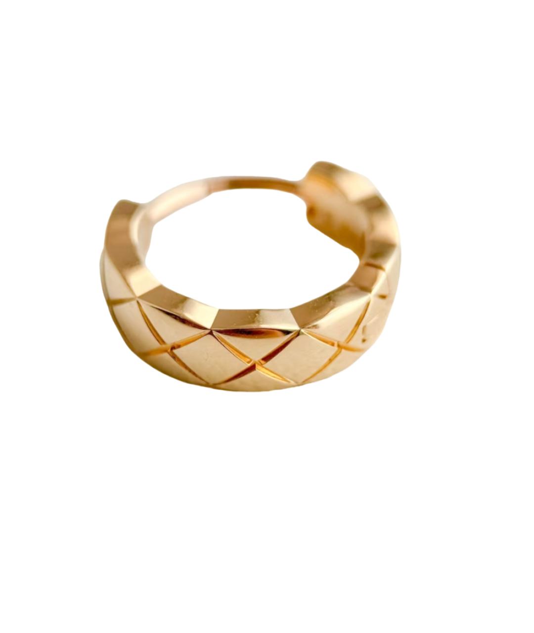 CHANEL Золотые серьги, фото 4
