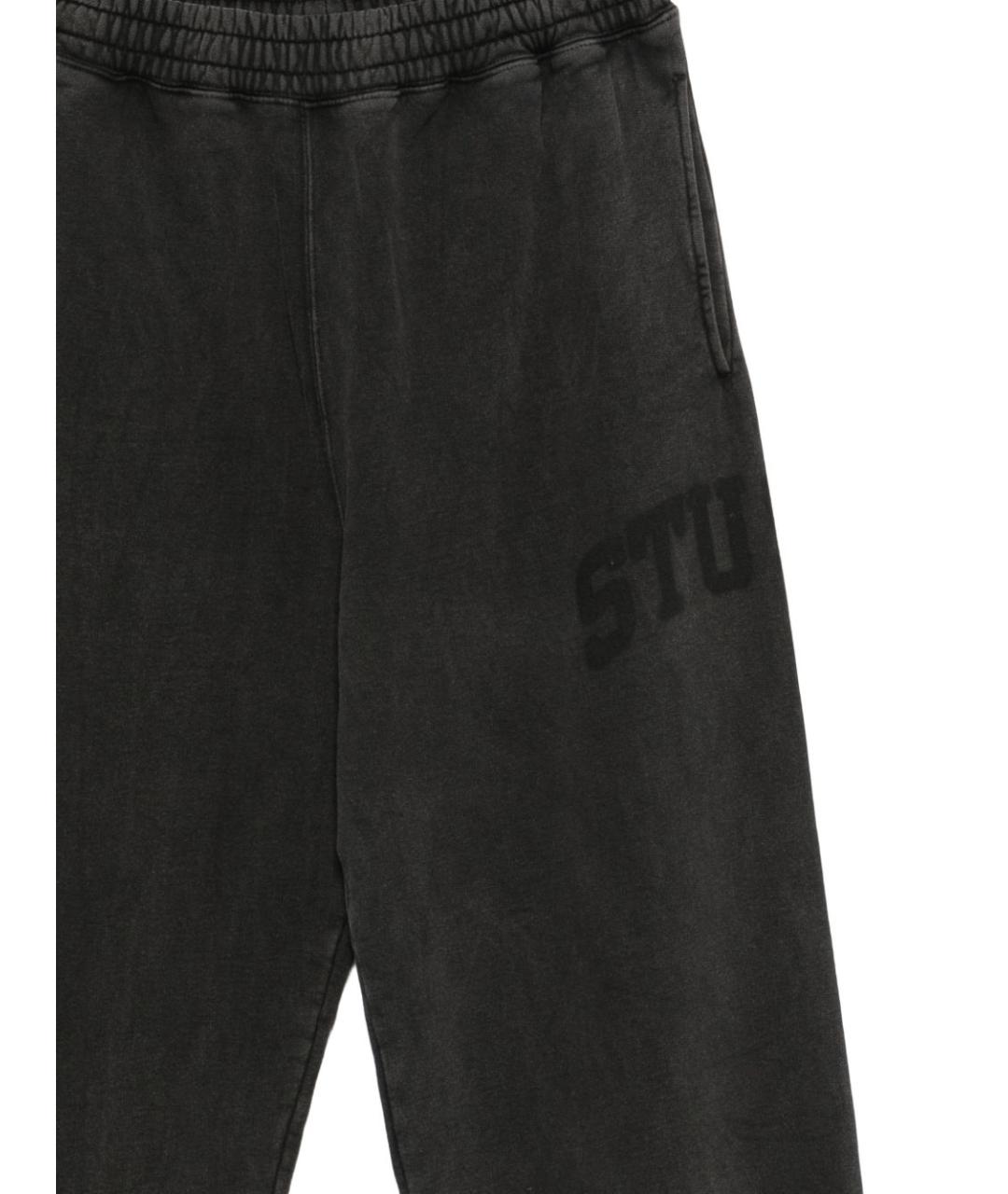 STUSSY Черные хлопковые повседневные брюки, фото 2