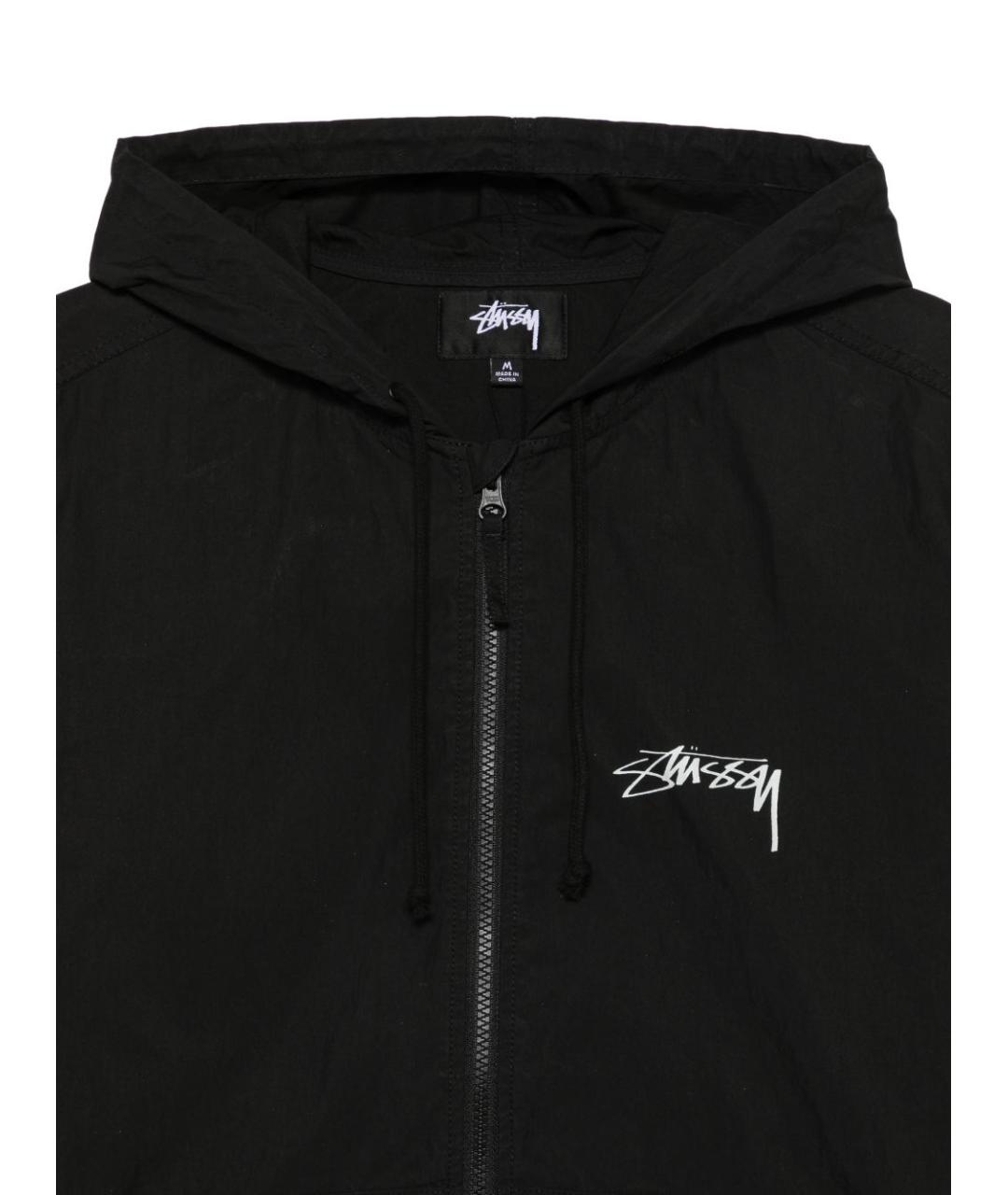 STUSSY Черная хлопковая куртка, фото 3