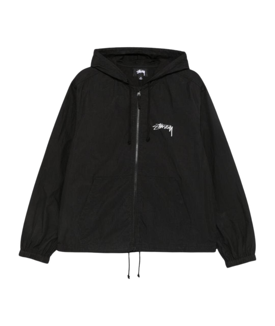 STUSSY Черная хлопковая куртка, фото 1