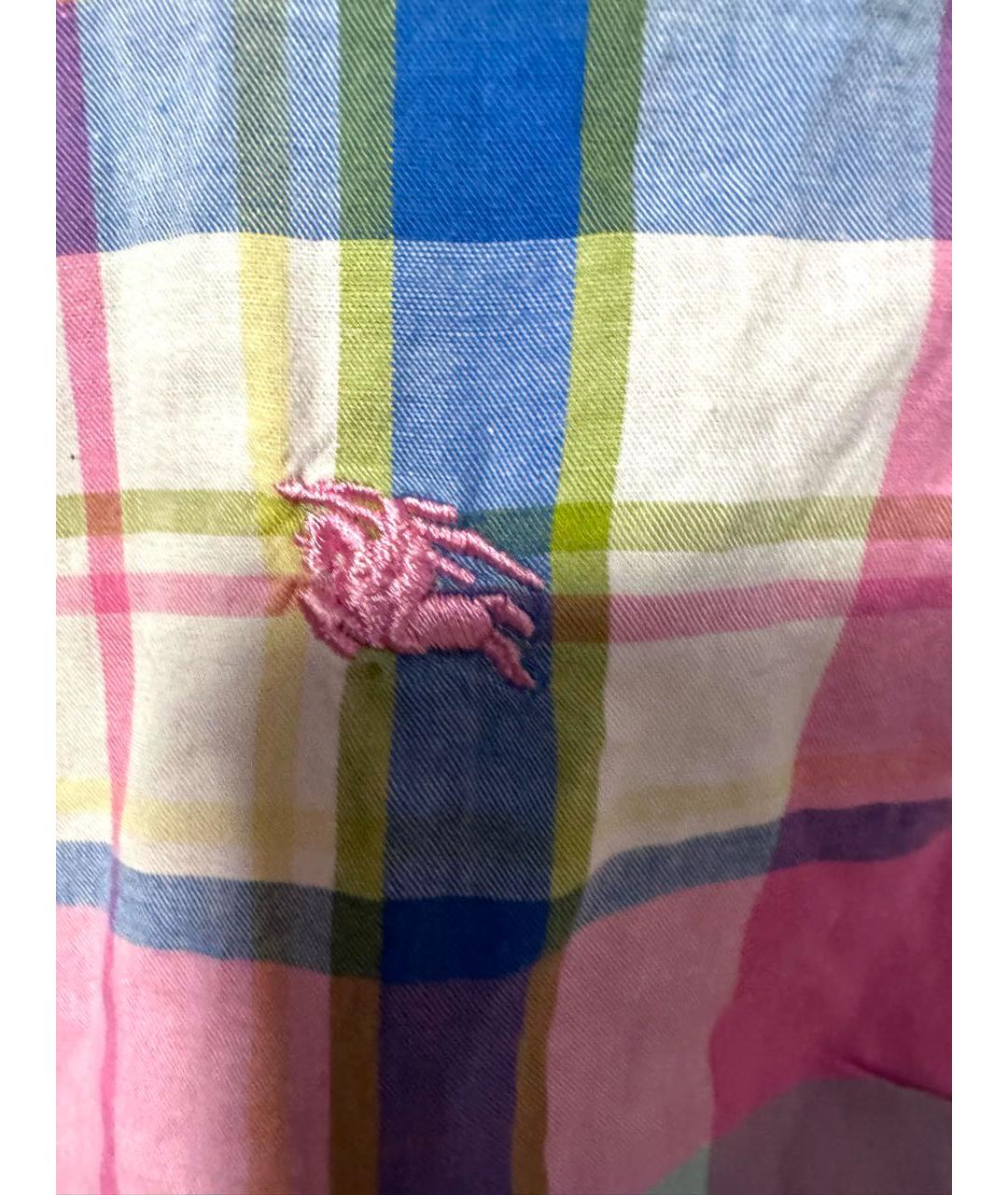 BURBERRY Мульти хлопковая рубашка, фото 3