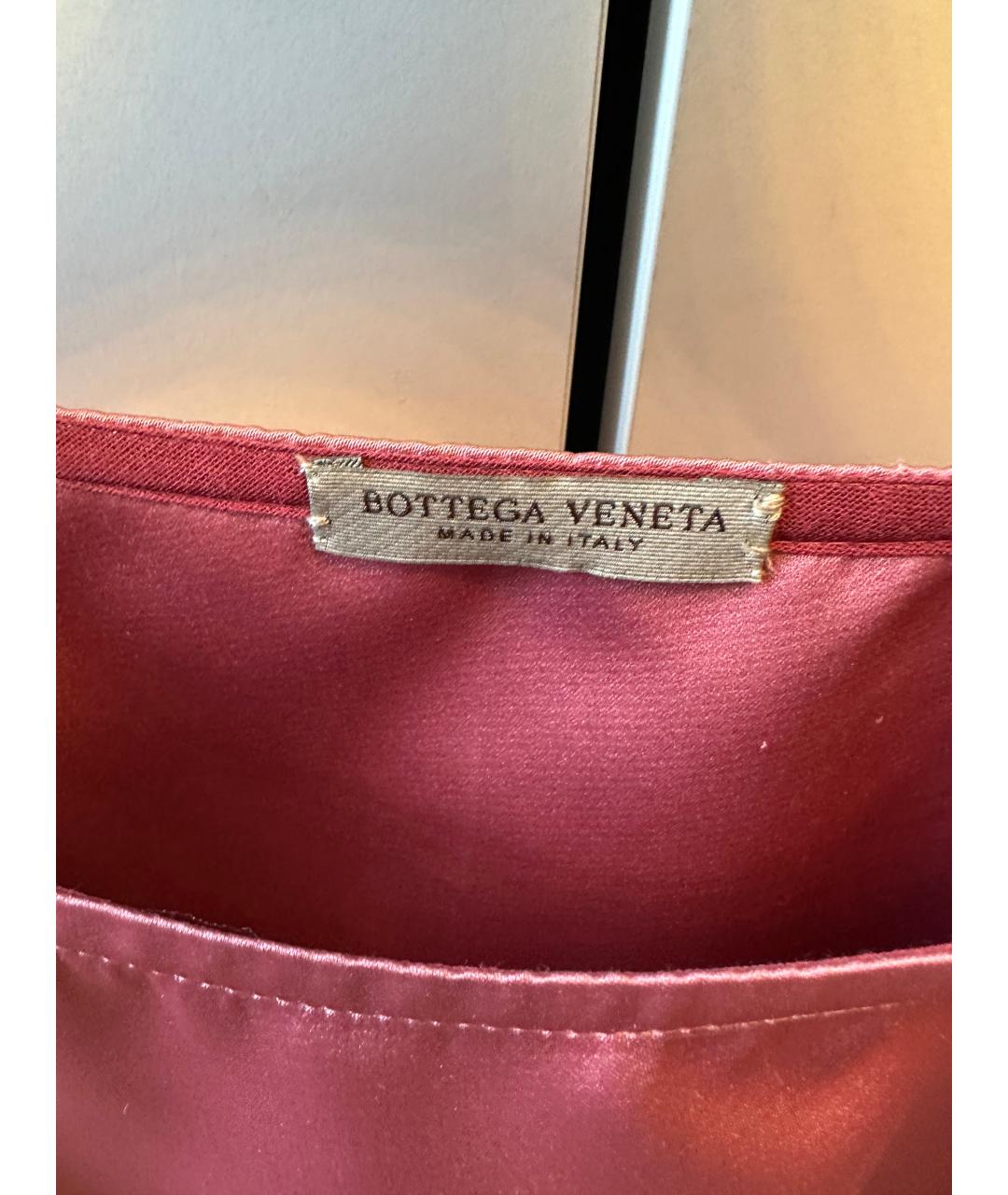 BOTTEGA VENETA Розовая атласная блузы, фото 2