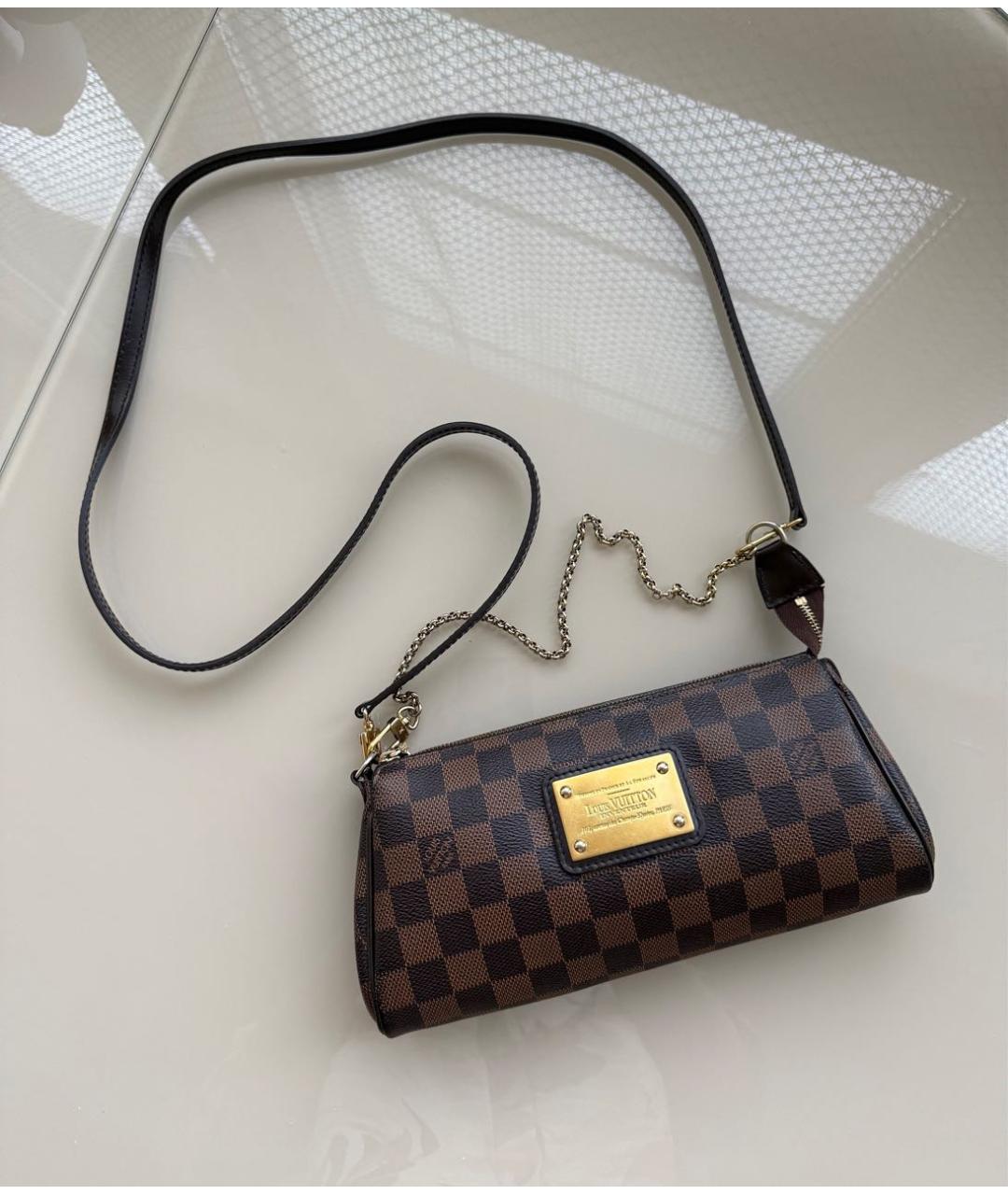 LOUIS VUITTON Коричневая сумка через плечо из канвы, фото 9