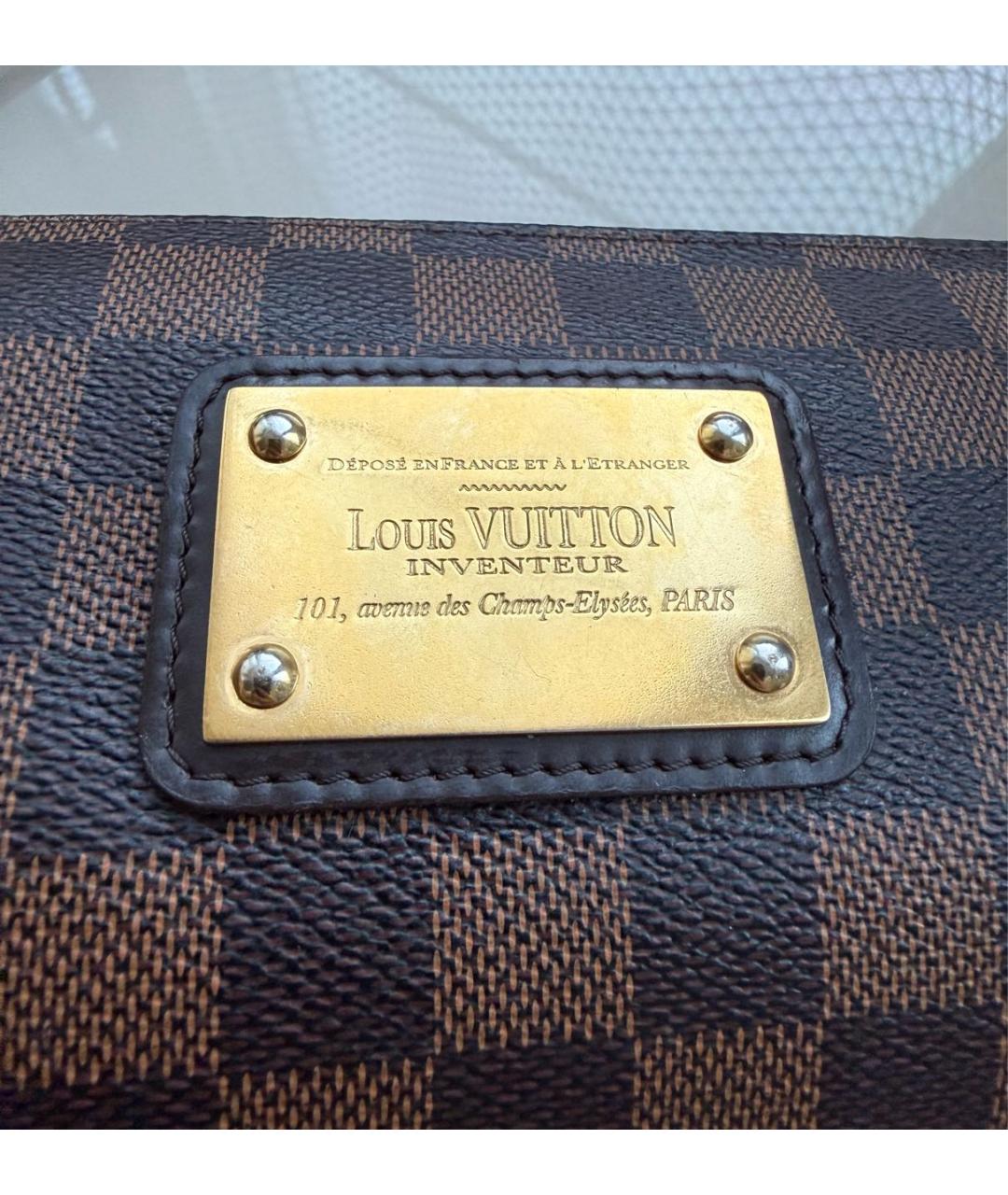 LOUIS VUITTON Коричневая сумка через плечо из канвы, фото 6