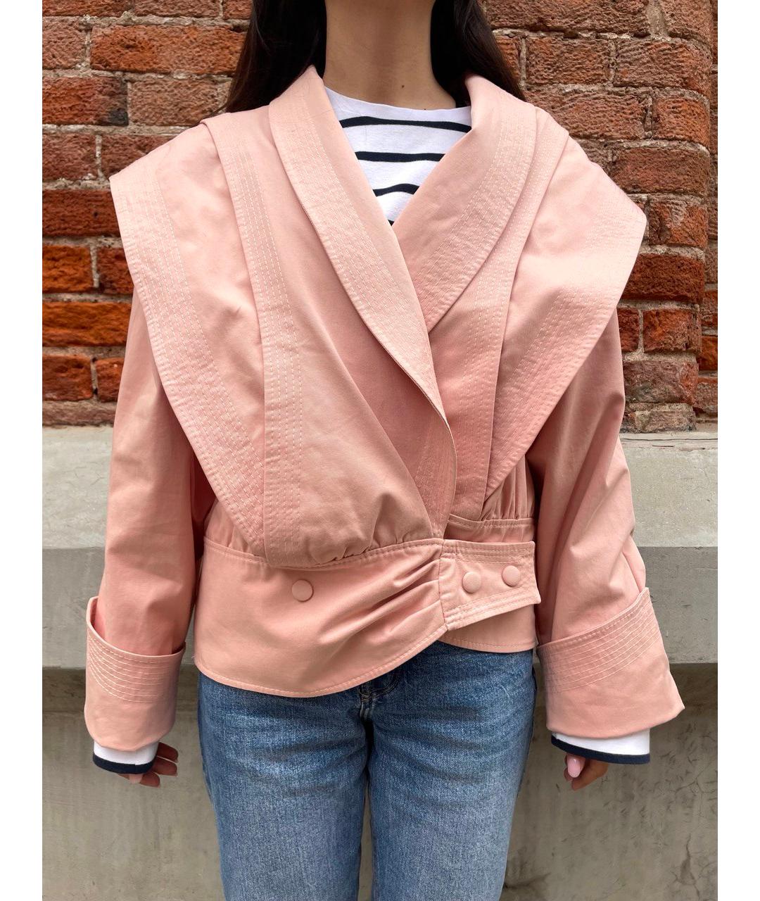 LALO Розовая деним куртка, фото 3
