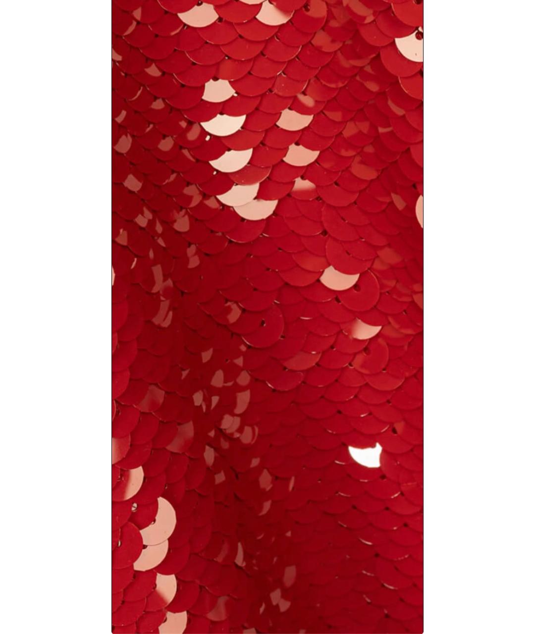 BOTTEGA VENETA Красное вискозное вечернее платье, фото 3