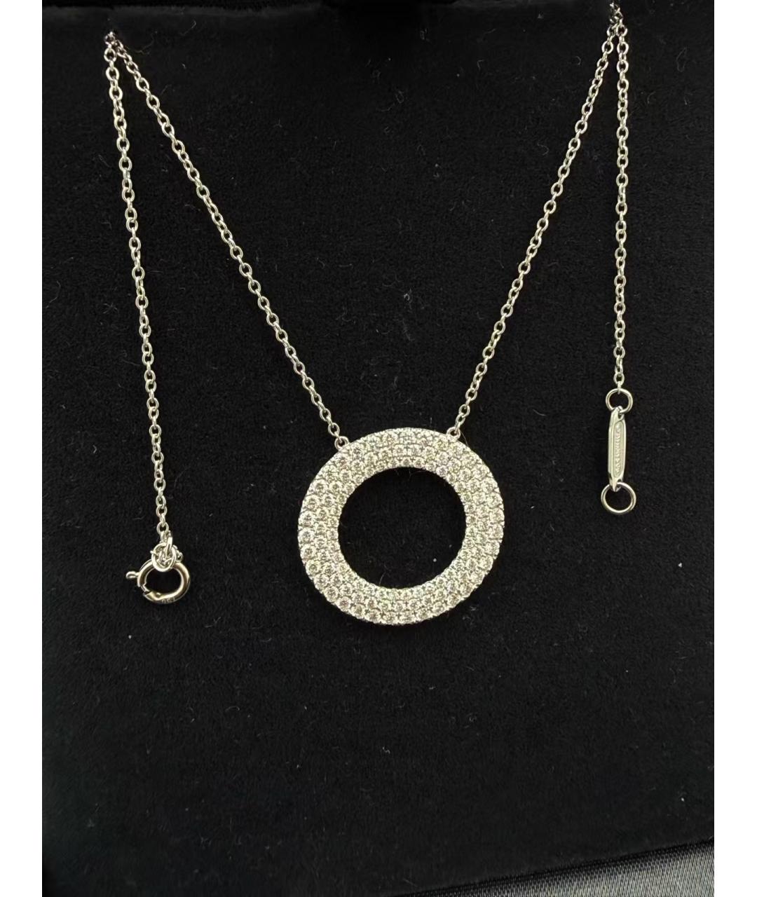 TIFFANY&CO Серебряная подвеска из белого золота, фото 3