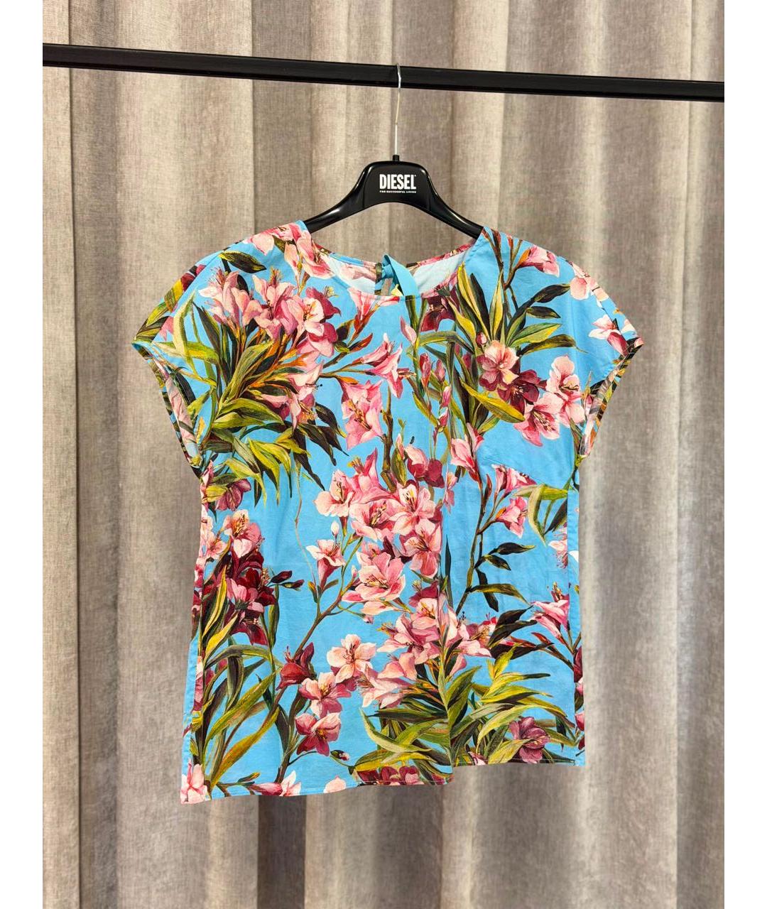 DOLCE&GABBANA Голубая блузы, фото 3
