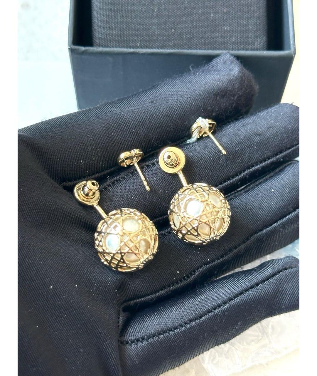 CHRISTIAN DIOR Золотые серьги, фото 5