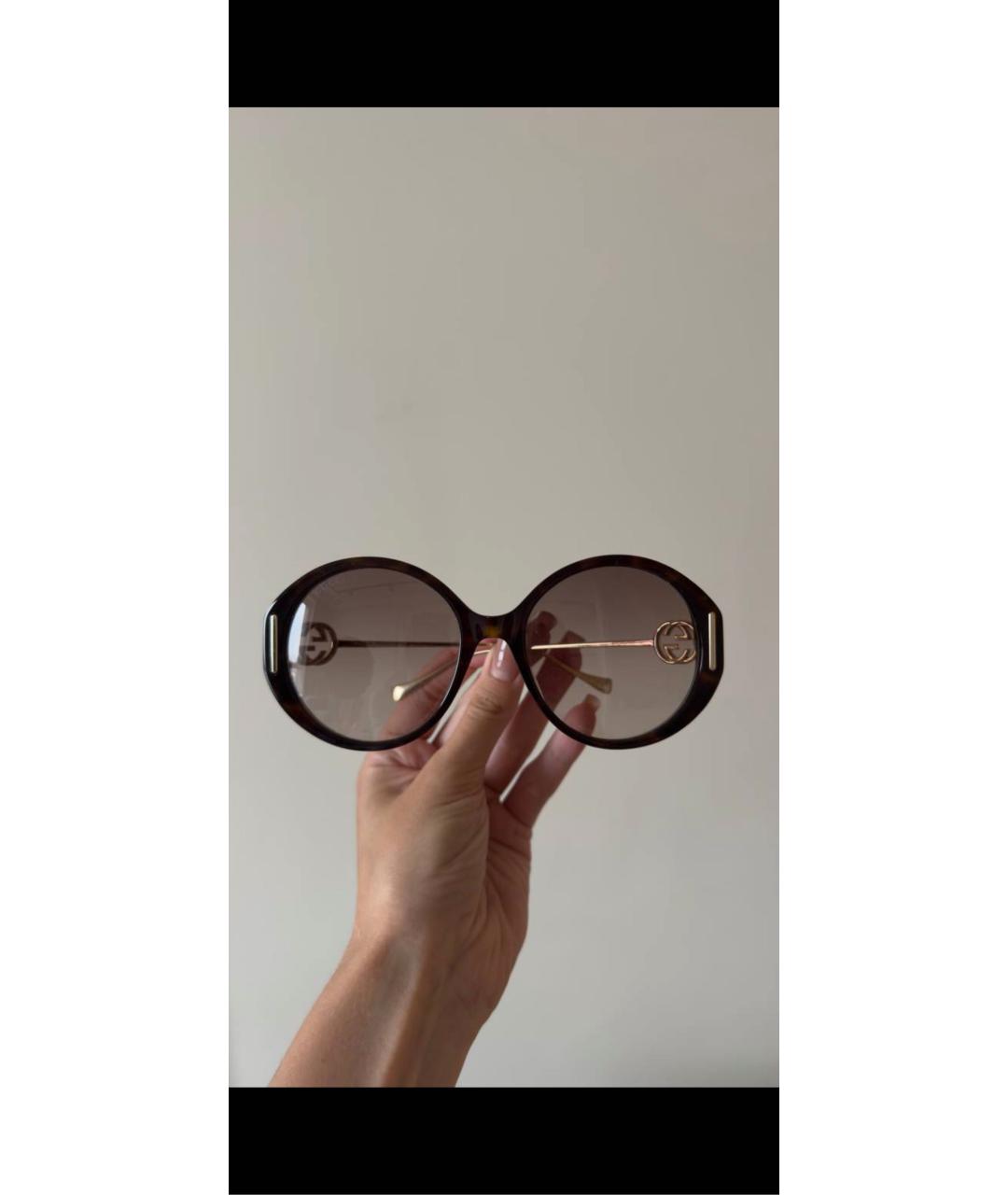 GUCCI Черные солнцезащитные очки, фото 5