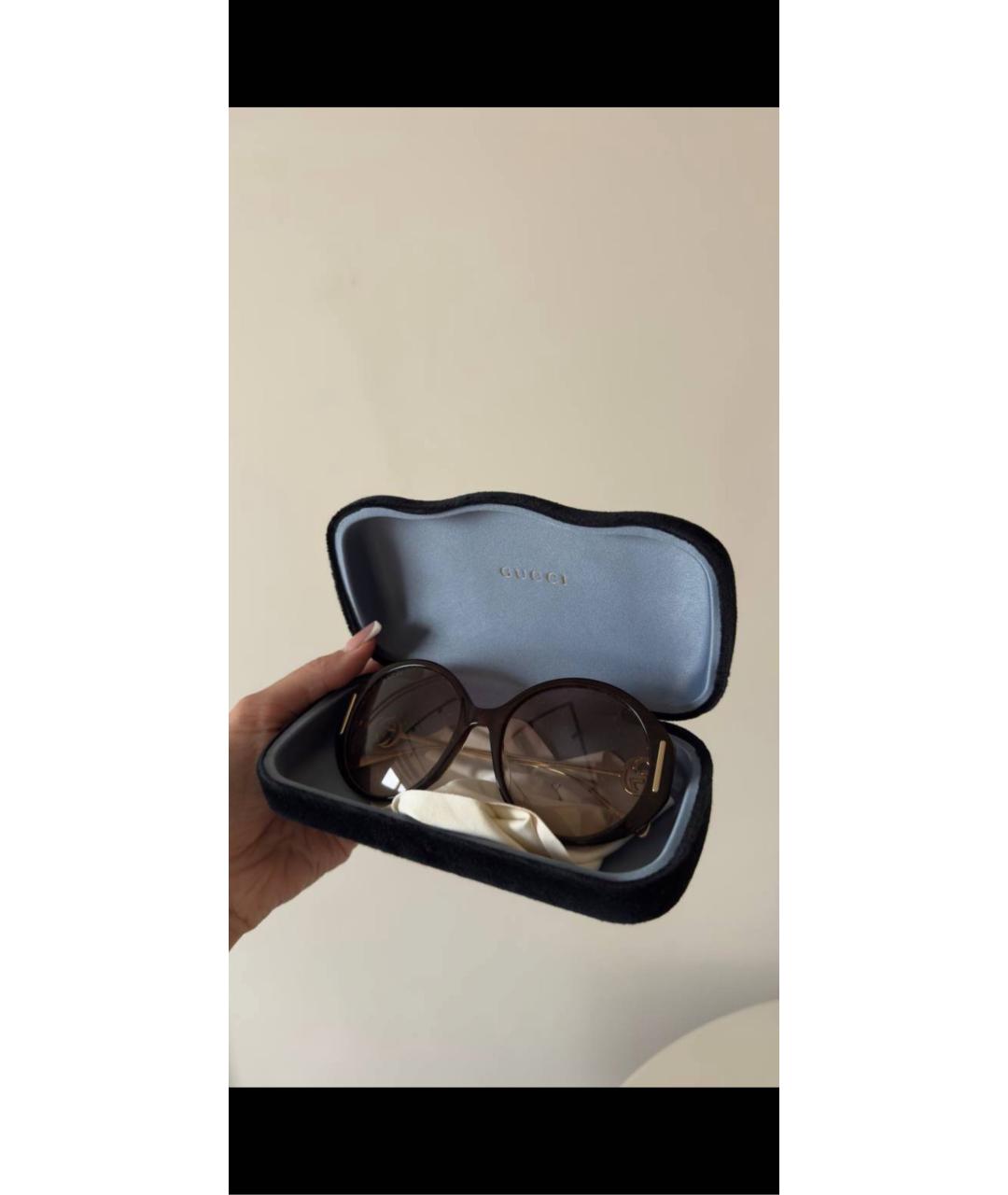 GUCCI Черные солнцезащитные очки, фото 4