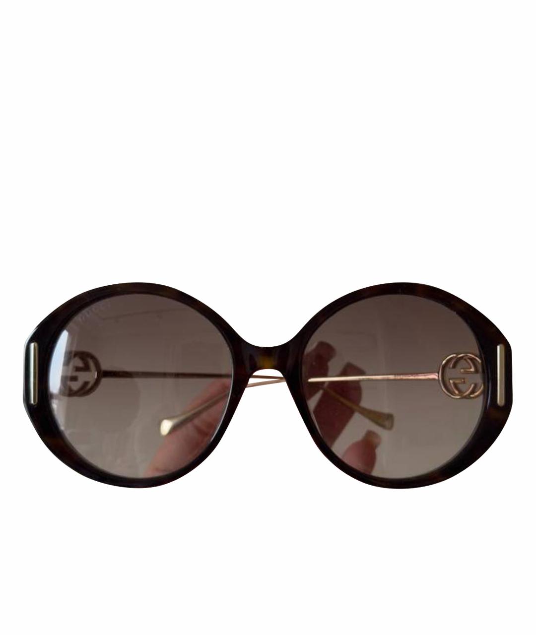 GUCCI Черные солнцезащитные очки, фото 1
