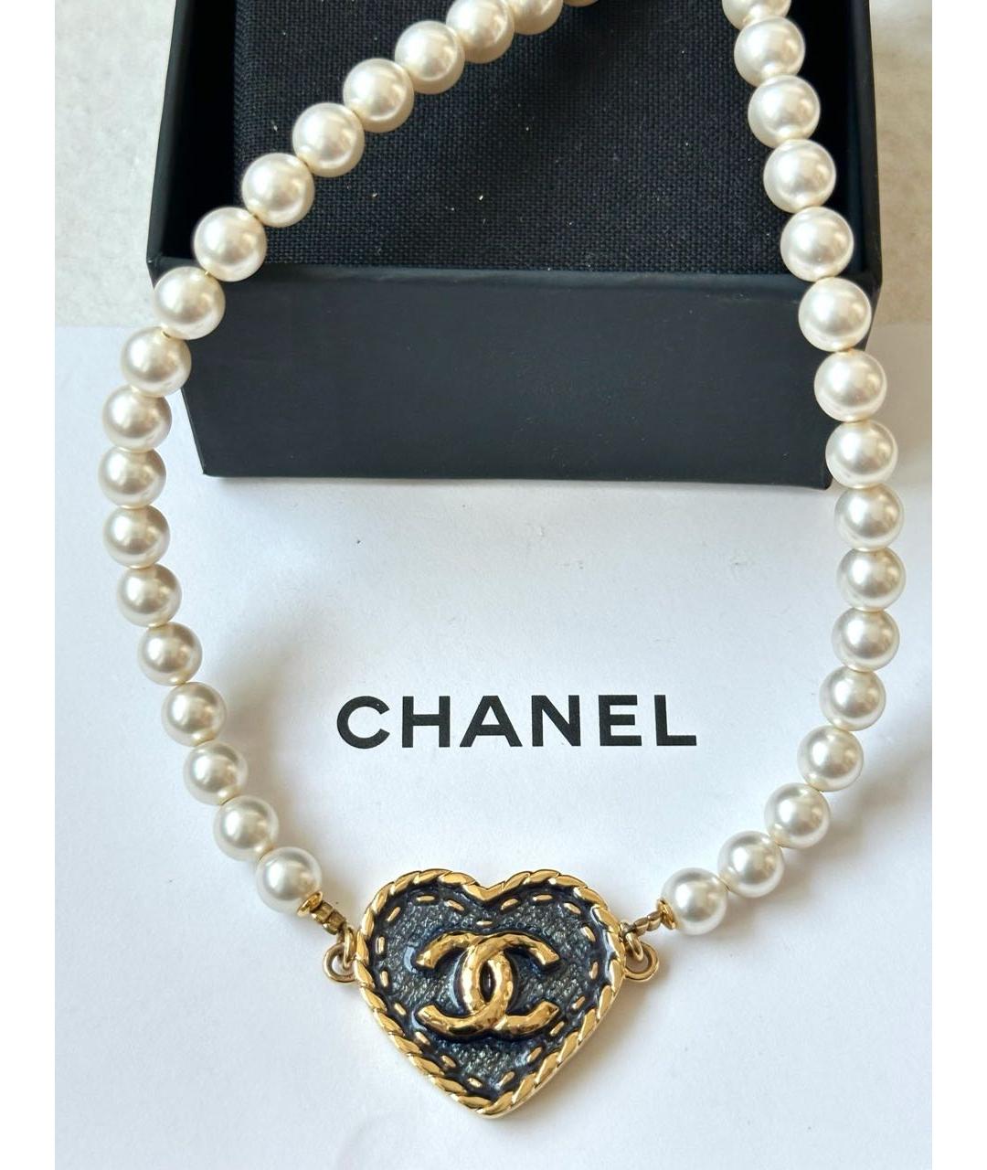 CHANEL Золотое колье, фото 8