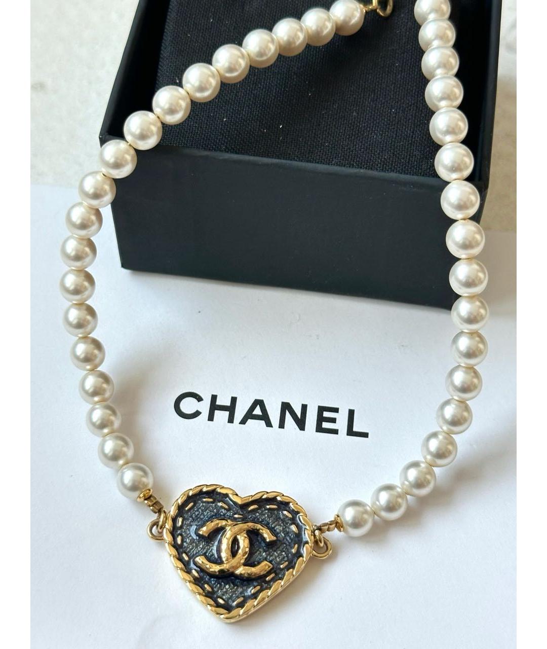 CHANEL Золотое колье, фото 2