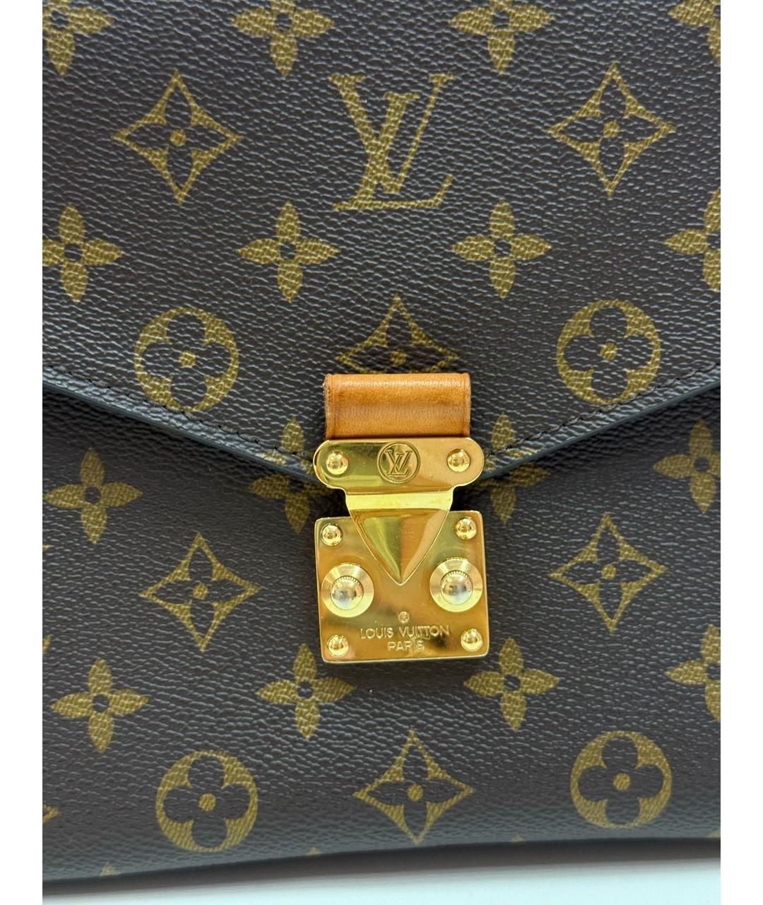 LOUIS VUITTON Коричневая сумка через плечо из канвы, фото 5