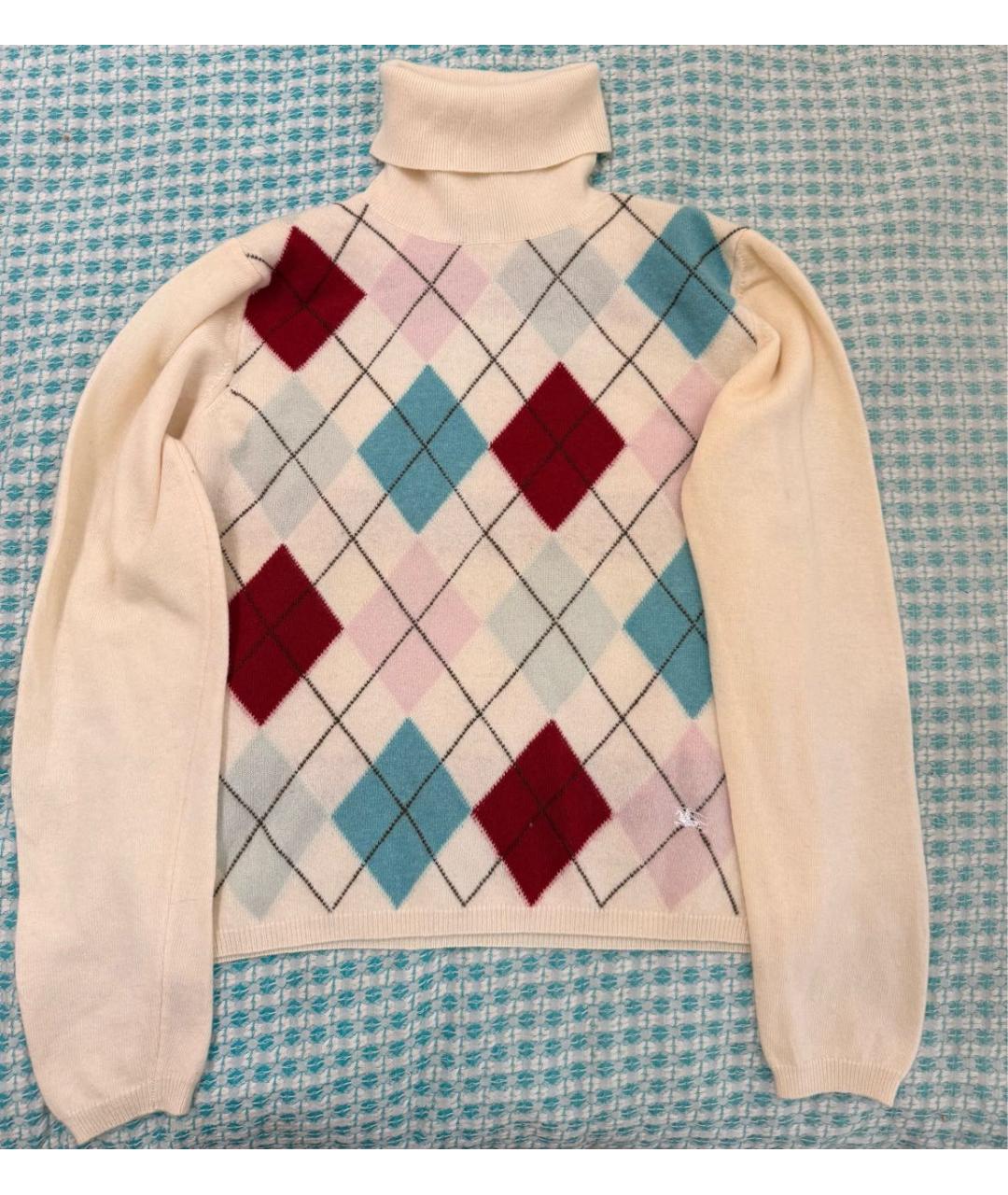 BURBERRY Мульти шерстяной джемпер / свитер, фото 9